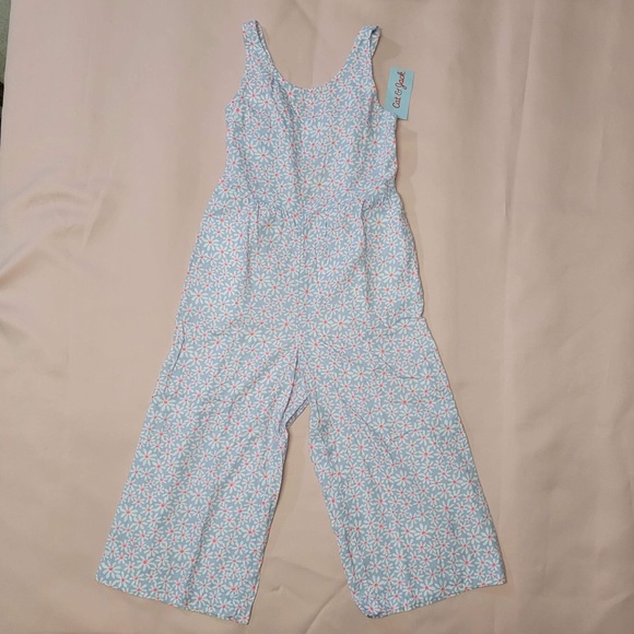 Cat & Jack Bottoms Nwt Girls Floral Jumpsuit Cat Jack Poshmark